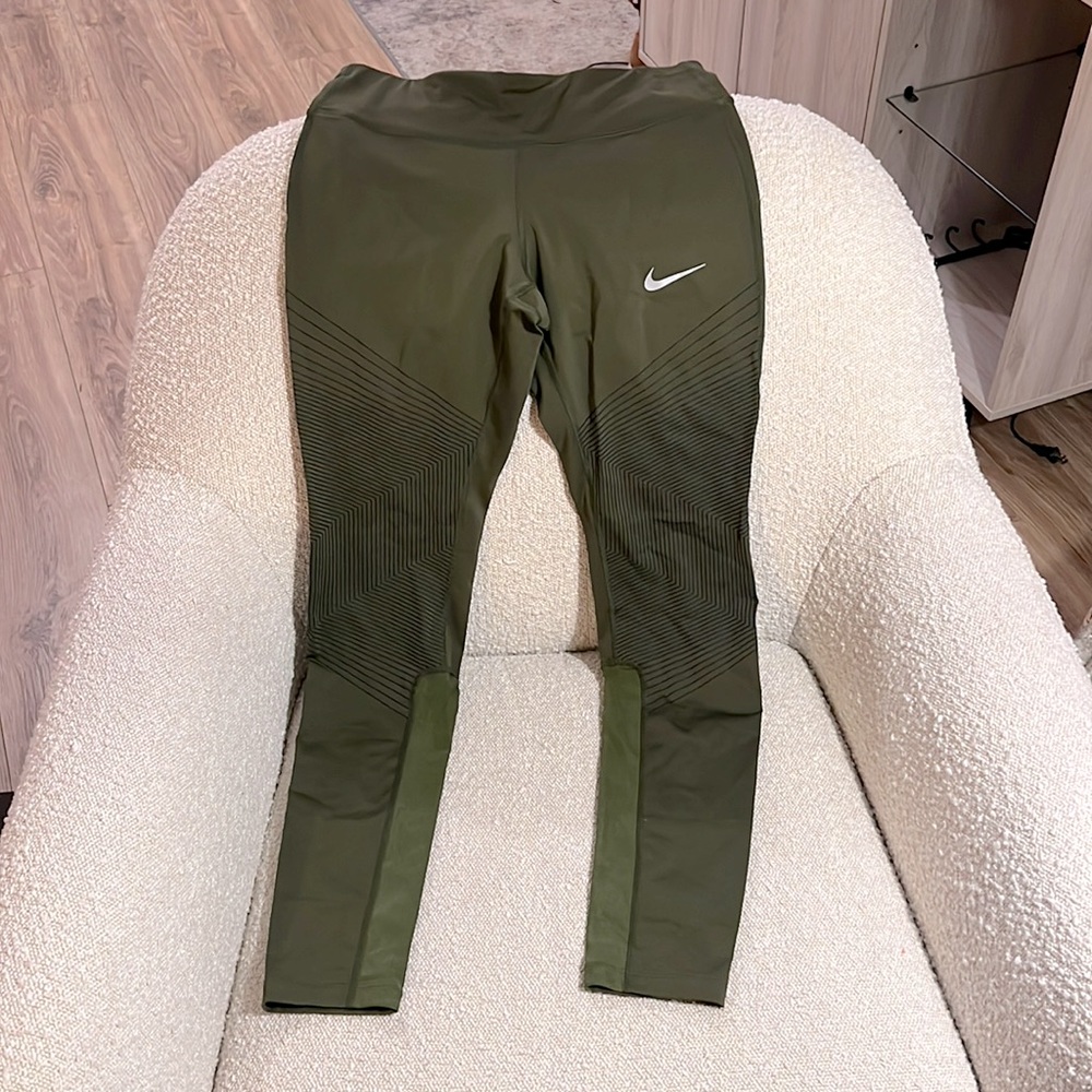 Nike DRI-FIT Athletic Legging Forest Green